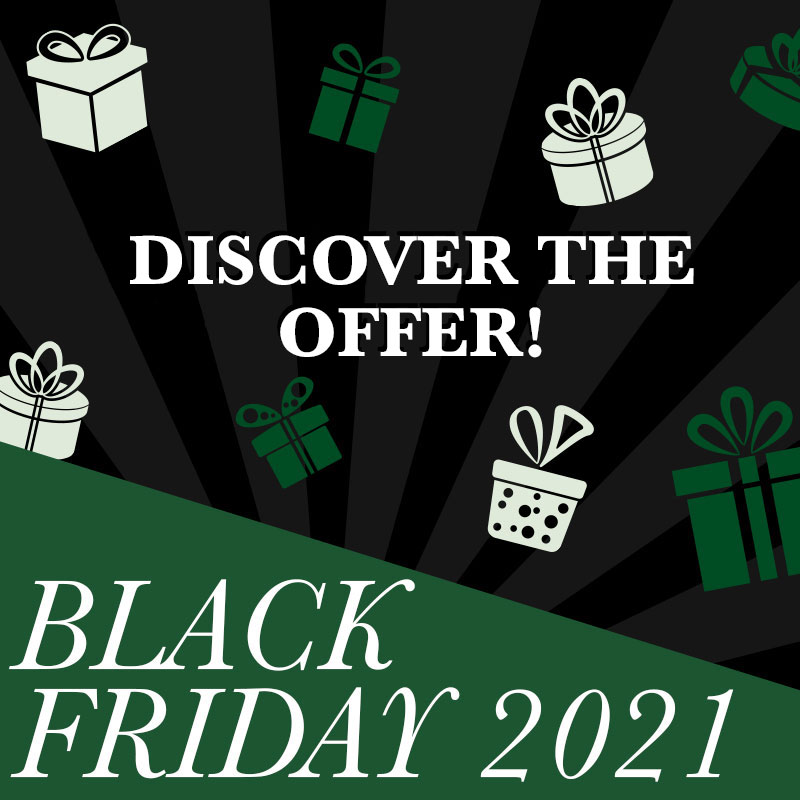 Black Friday 2021: shop on our e-commerce, the next shopping trip is on us!