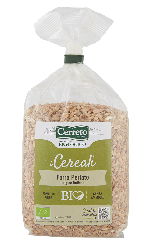 Organic Pearl Spelt Cultivated in Italy