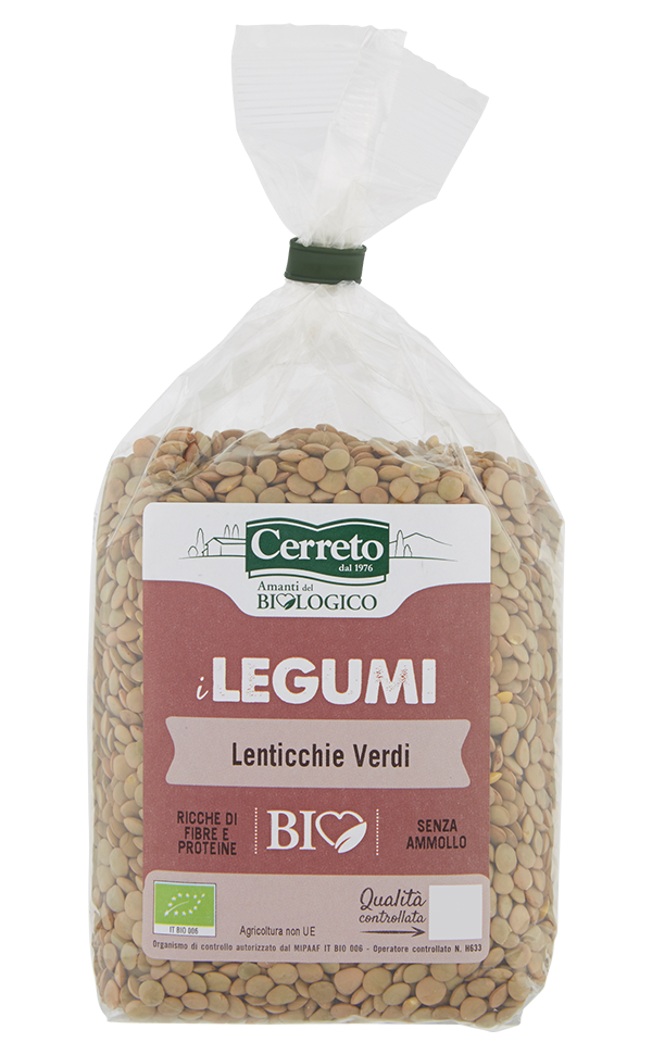 Organic Green Lentils