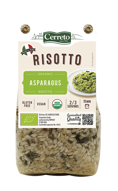 Organic Asparagus Risotto