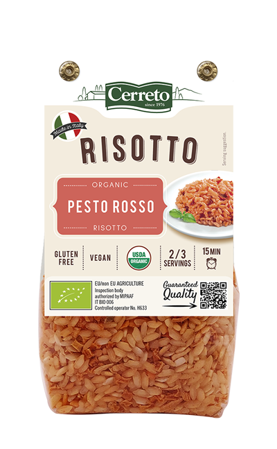 Organic Pesto Rosso Risotto