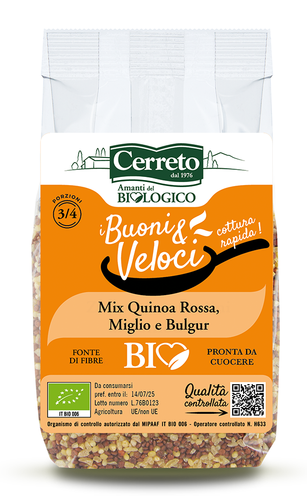 Mix Quinoa Rossa, Miglio e Bulgur