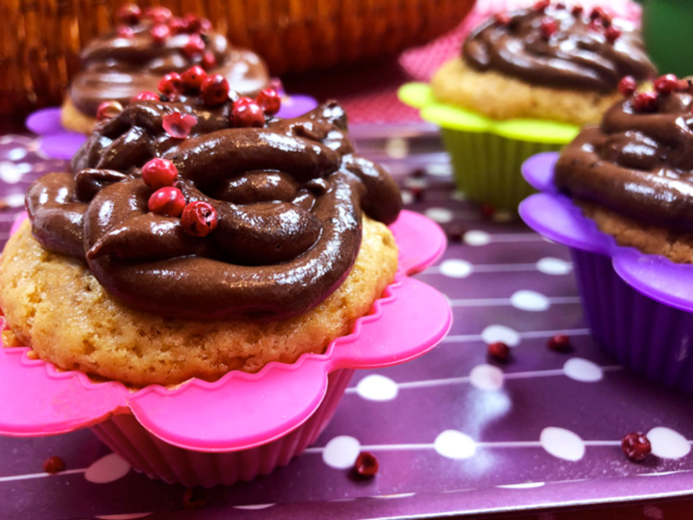 Cupcake all'arancia e cioccolato