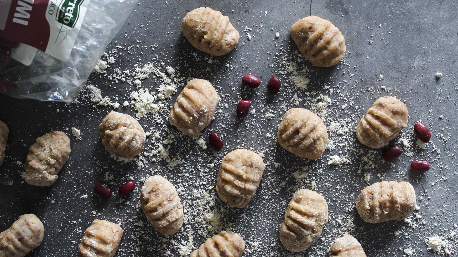 Gnocchi di fagioli rossi kidney