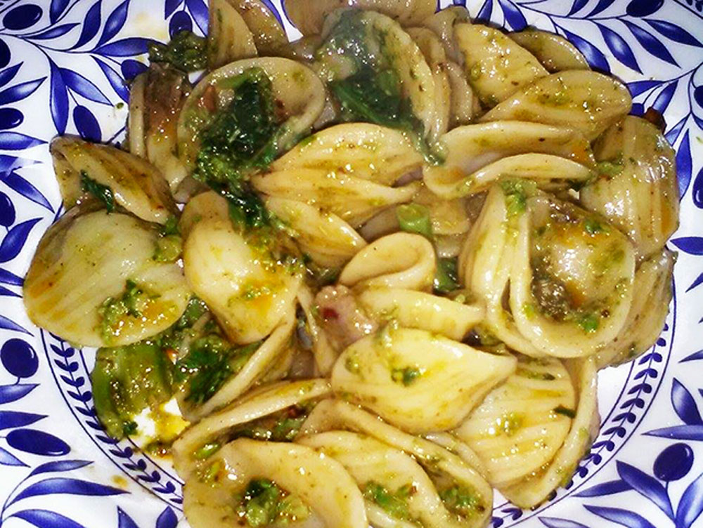 Orecchiette con cime di rapa