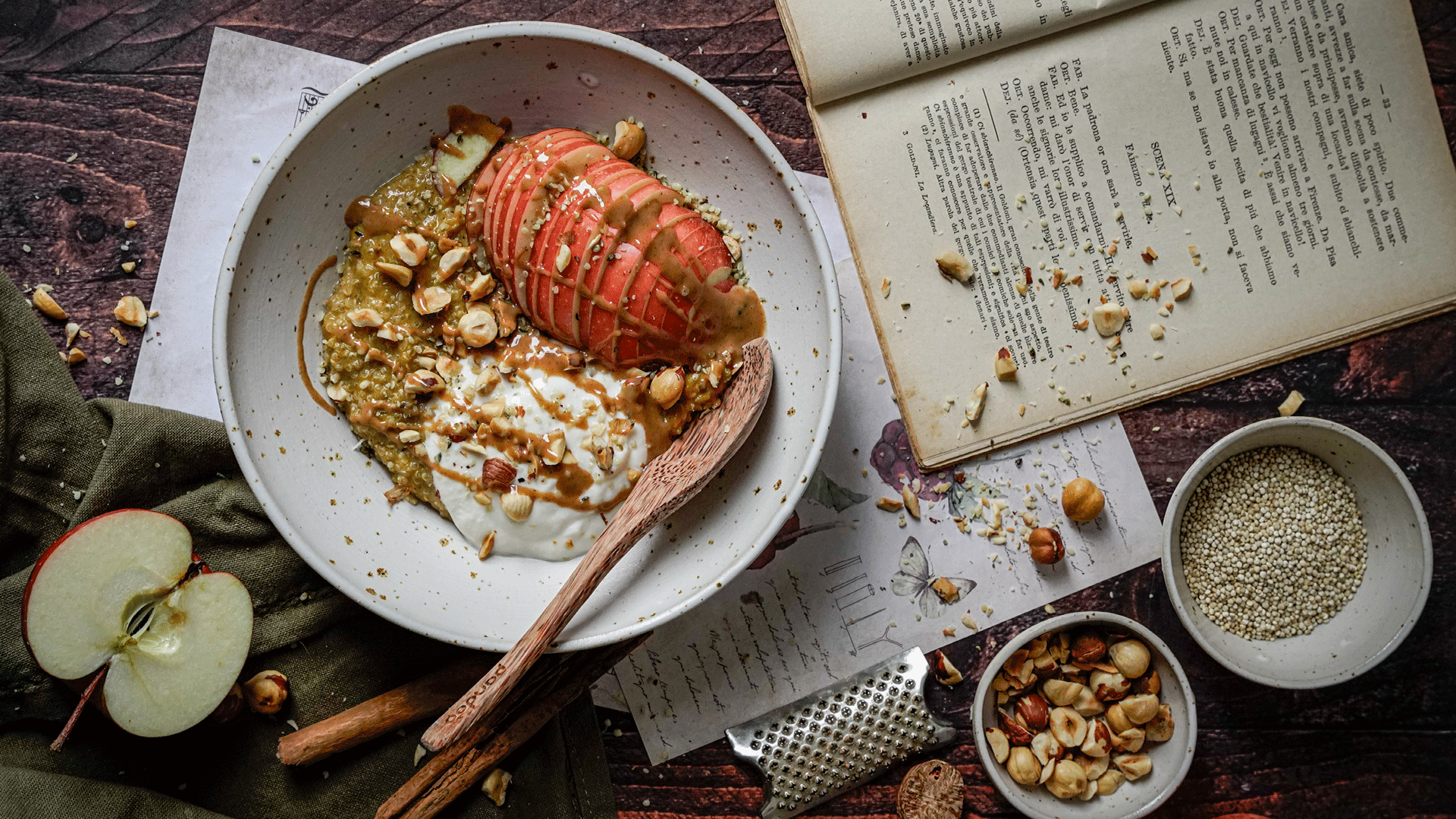 Porridge di quinoa alla zucca